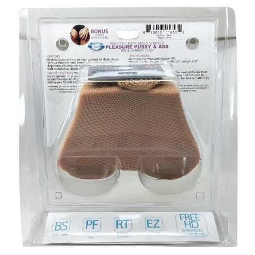 Cloud 9 Realistic Pussy & Ass Body Mold - Male Sextoy with Spread Legs Intimates Adult Boutique