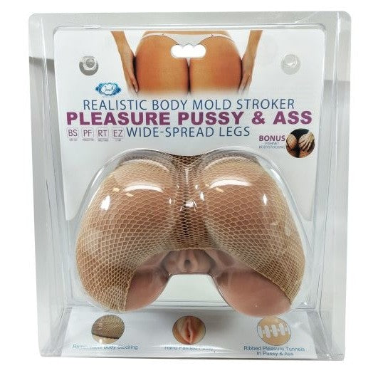 Cloud 9 Realistic Pussy & Ass Body Mold - Male Sextoy with Spread Legs Intimates Adult Boutique