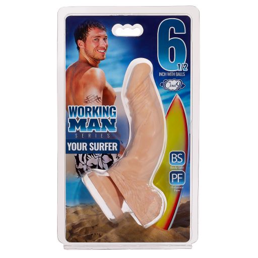 Cloud 9 Working Man 6.5 Light Your Surfer Dildo Intimates Adult Boutique