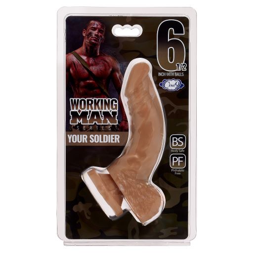 Cloud 9 Working Man 6.5 Tan Dildo Intimates Adult Boutique