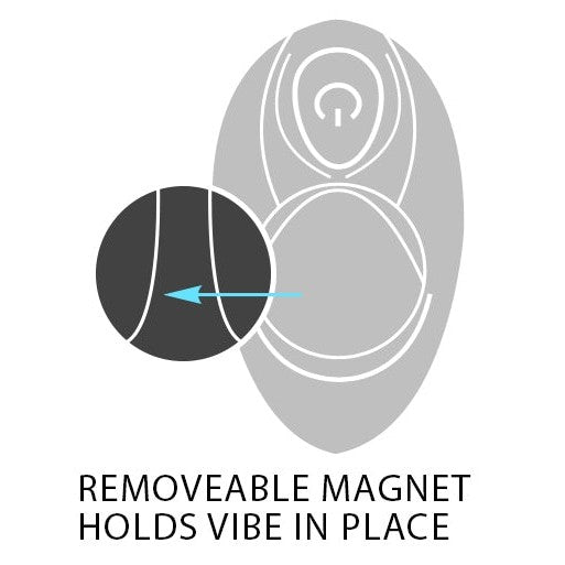 Cloud 9 Panty Pleasures Magnetic Panty Vibe Plum Intimates Adult Boutique