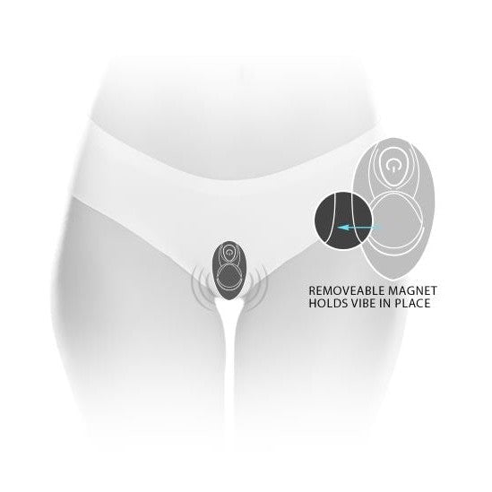 Cloud 9 Panty Pleasures Magnetic Panty Vibe in Teal Intimates Adult Boutique