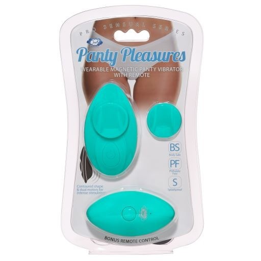 Cloud 9 Panty Pleasures Magnetic Panty Vibe in Teal Intimates Adult Boutique