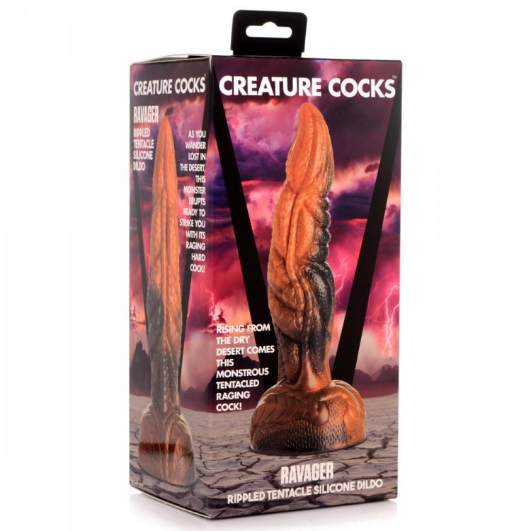 Rippled Tentacle Silicone Dildo | Creature Cocks Ravager Intimates Adult Boutique