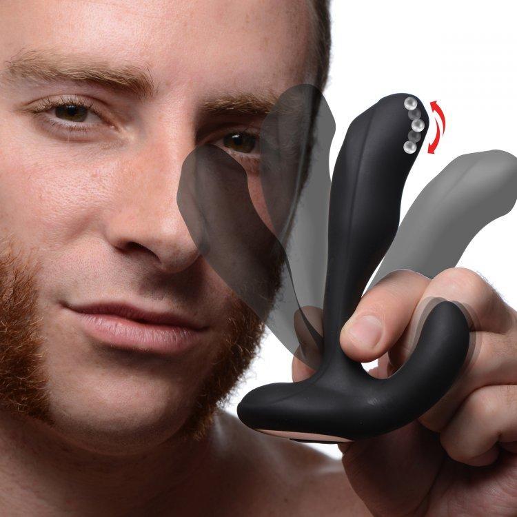Alpha-pro 7x P-bender Bendable Prostate Stimulator W- Remote Control Intimates Adult Boutique