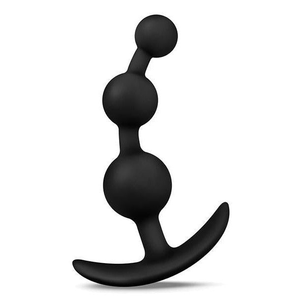 Anal Adventures Platinum Small Anal Beads Black | Anal Toys Collection Intimates Adult Boutique