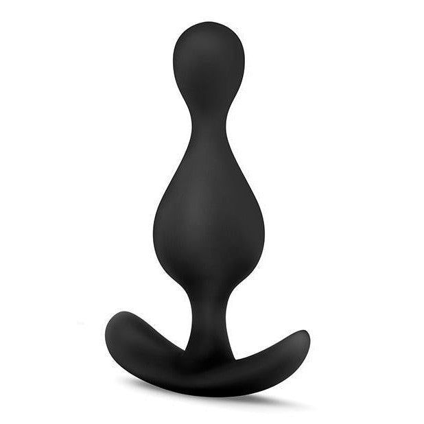 Anal Adventures Platinum Wave Plug Black - Anal Toys Intimates Adult Boutique