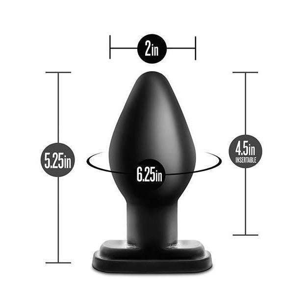 Anal Adventures XL Butt Plug Black - Anal Toys Category Intimates Adult Boutique