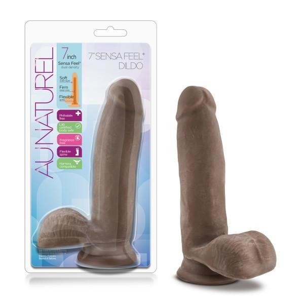 7" Chocolate Dildo with Balls in Dildos Category Intimates Adult Boutique