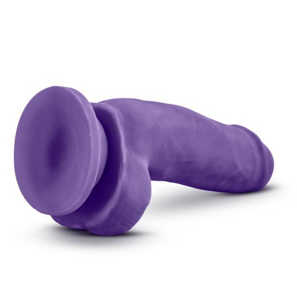 Au Naturel Bold Beefy 7 Inch Dildo With Suction Cup Purple Intimates Adult Boutique