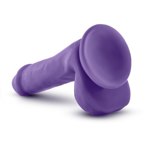 Au Naturel Bold Delight 6" Purple Dildo With Suction Cup Intimates Adult Boutique