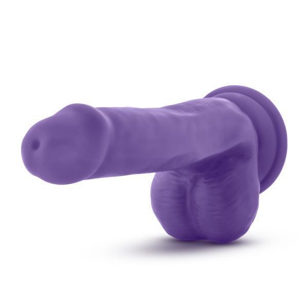Au Naturel Bold Delight 6" Purple Dildo With Suction Cup Intimates Adult Boutique
