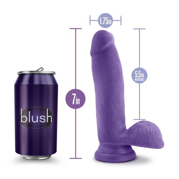 Au Naturel Bold Pleaser 7 In Dildo Purple Intimates Adult Boutique