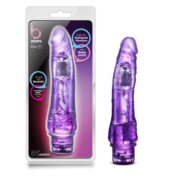B Yours 7 Inch Vibrator Purple in Dildos | Shop Dildos Intimates Adult Boutique