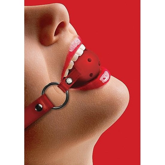 Ball Gag Red - Explore Sensory Play in the Fetish Category Intimates Adult Boutique