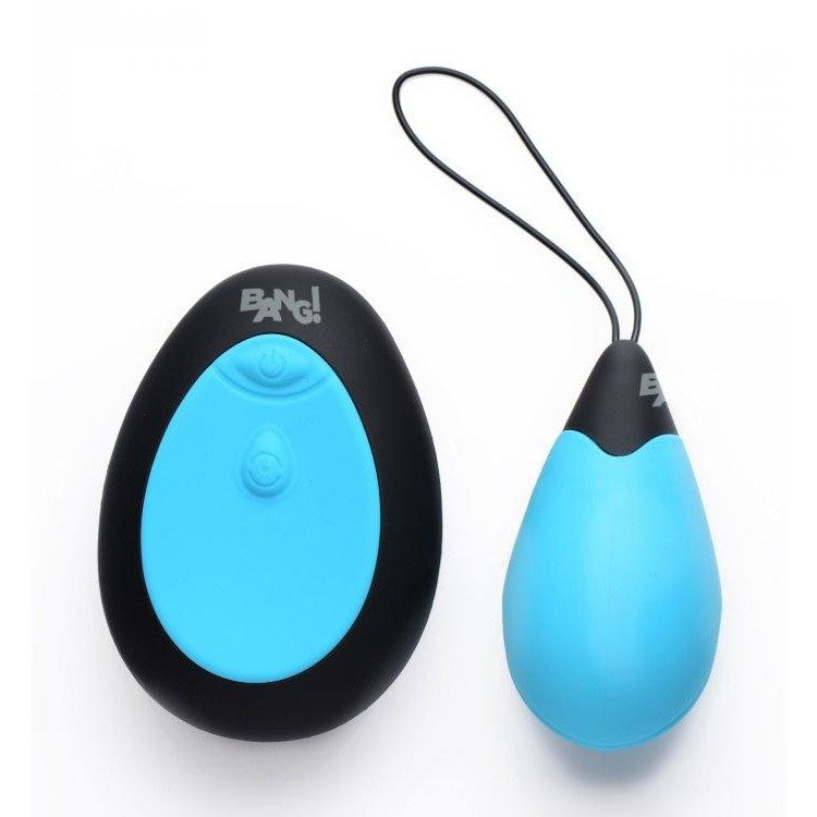 10x Vibrating Silicone Egg w/ Remote Control - Blue | Women's Sextoys Intimates Adult Boutique