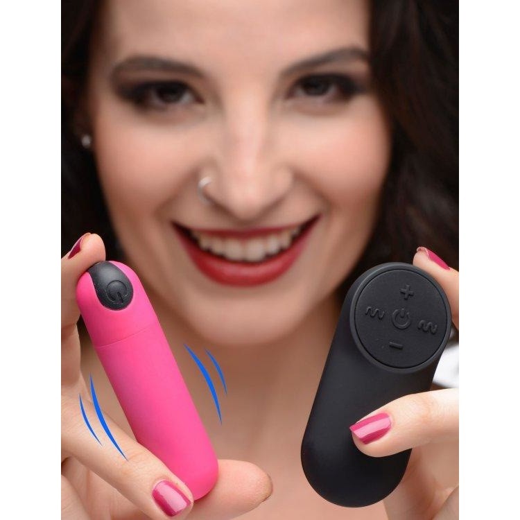 Vibrating Bullet with Remote Control - Pink | Sextoys for Women Intimates Adult Boutique