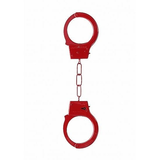 Red Beginner's Handcuffs for Fetish Play Intimates Adult Boutique