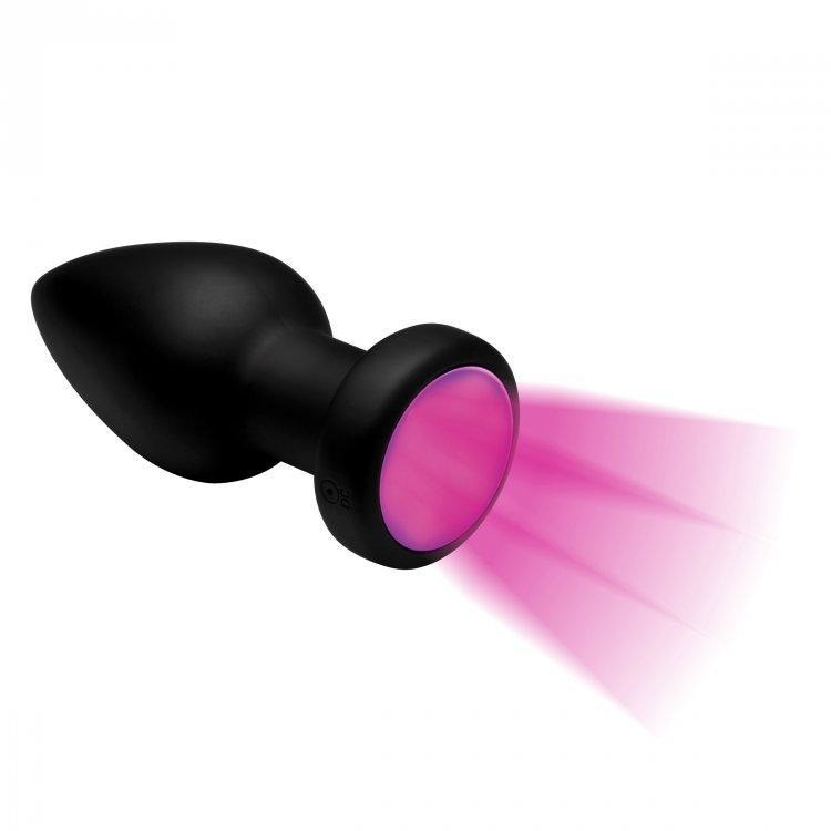 Anal Toys: Booty Sparks Silicone Led Butt Plug Vibrating Large Intimates Adult Boutique