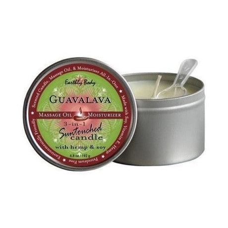 Candle 3 In 1 Guavalava 6 Oz Intimates Adult Boutique