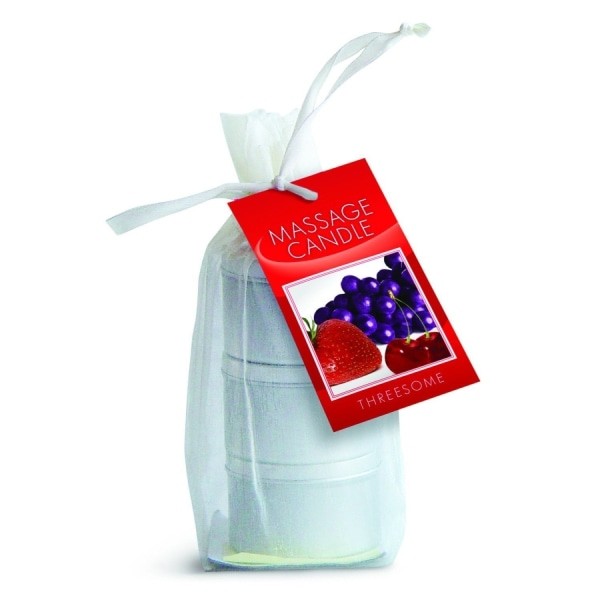Candle 3 Pack Edible Cherry Grape Strawberry Intimates Adult Boutique