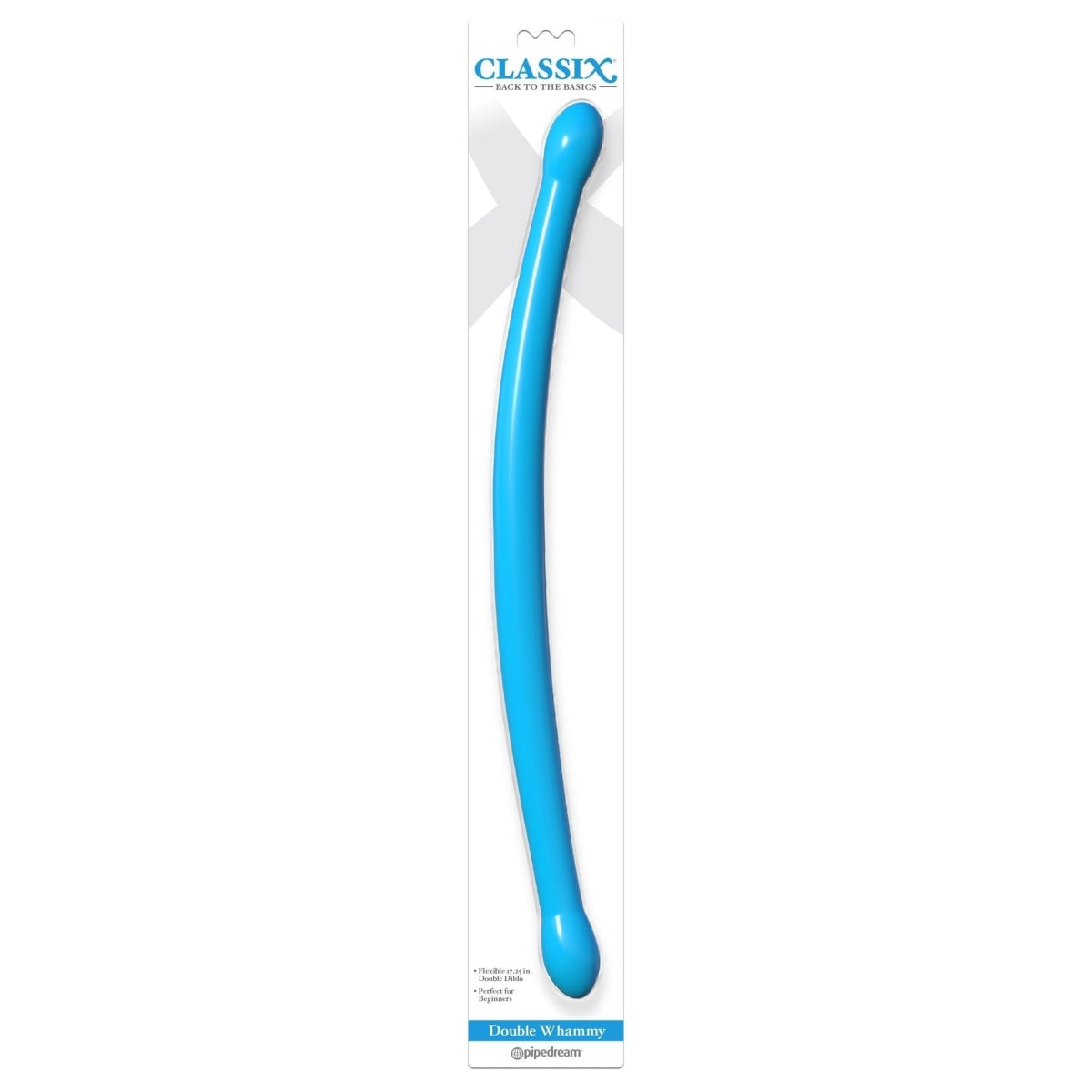 Classix Double Dildo Whammy Blue Intimates Adult Boutique