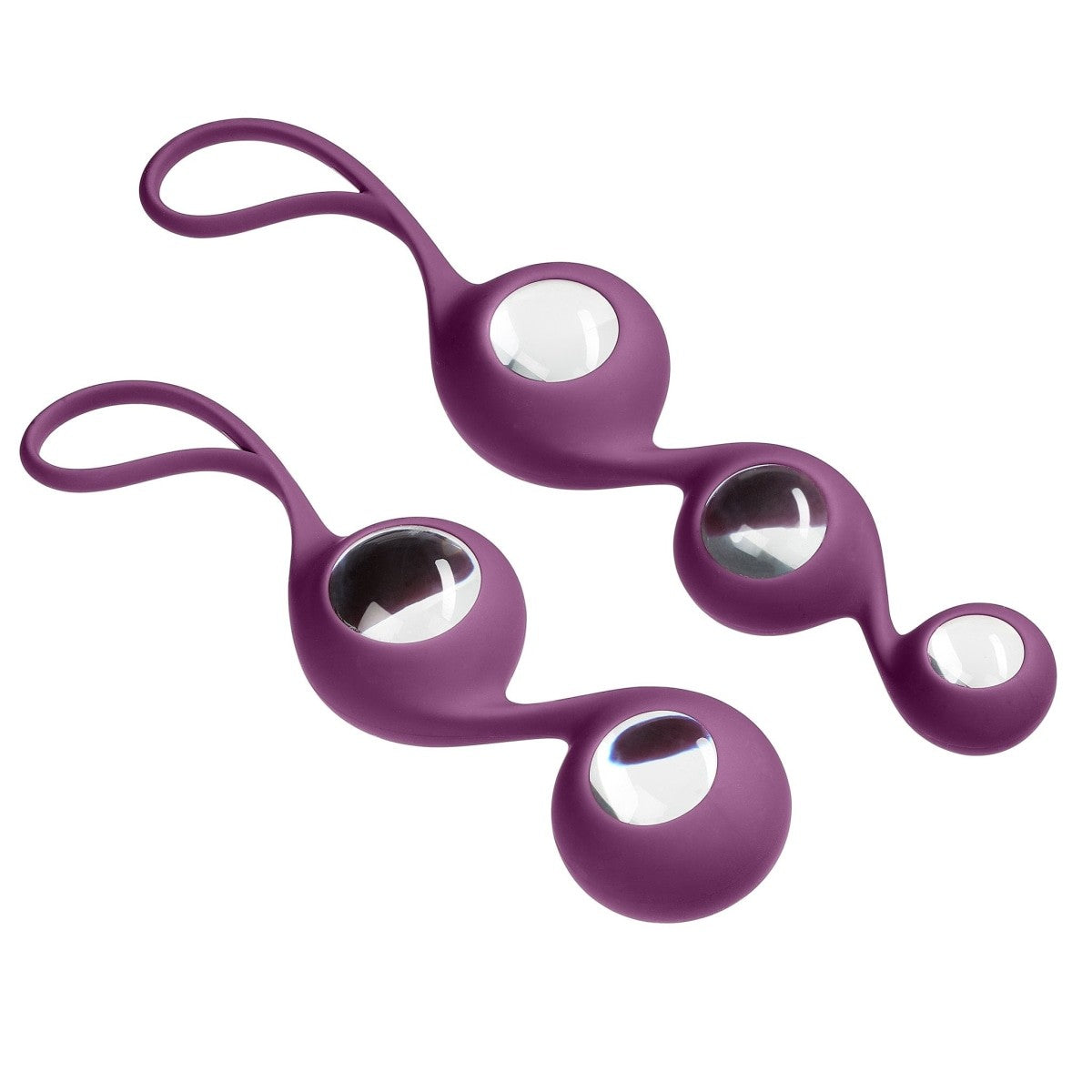 Cloud 9 Health & Wellness Borosilicate Kegel Training Set - Plum Intimates Adult Boutique