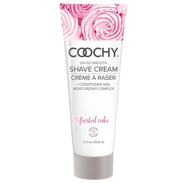 Coochy Shave Cream in Frosted Cake Scent - 7.2 Oz | Bath & Body Intimates Adult Boutique