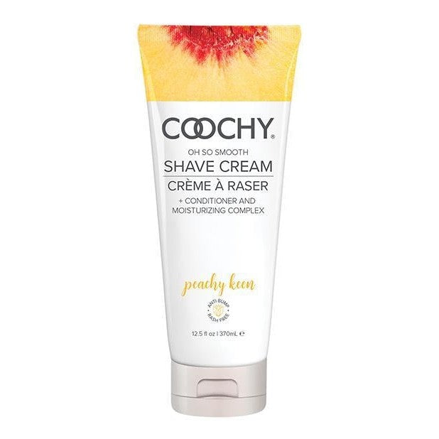 Peachy Keen Coochy Shave Cream 12.5 Fl Oz - Bath & Body Intimates Adult Boutique