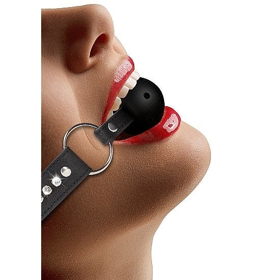Diamond Studded Breathable Ball Gag Intimates Adult Boutique