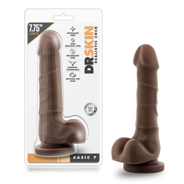 Dr Skin Basic 7in Chocolate Intimates Adult Boutique