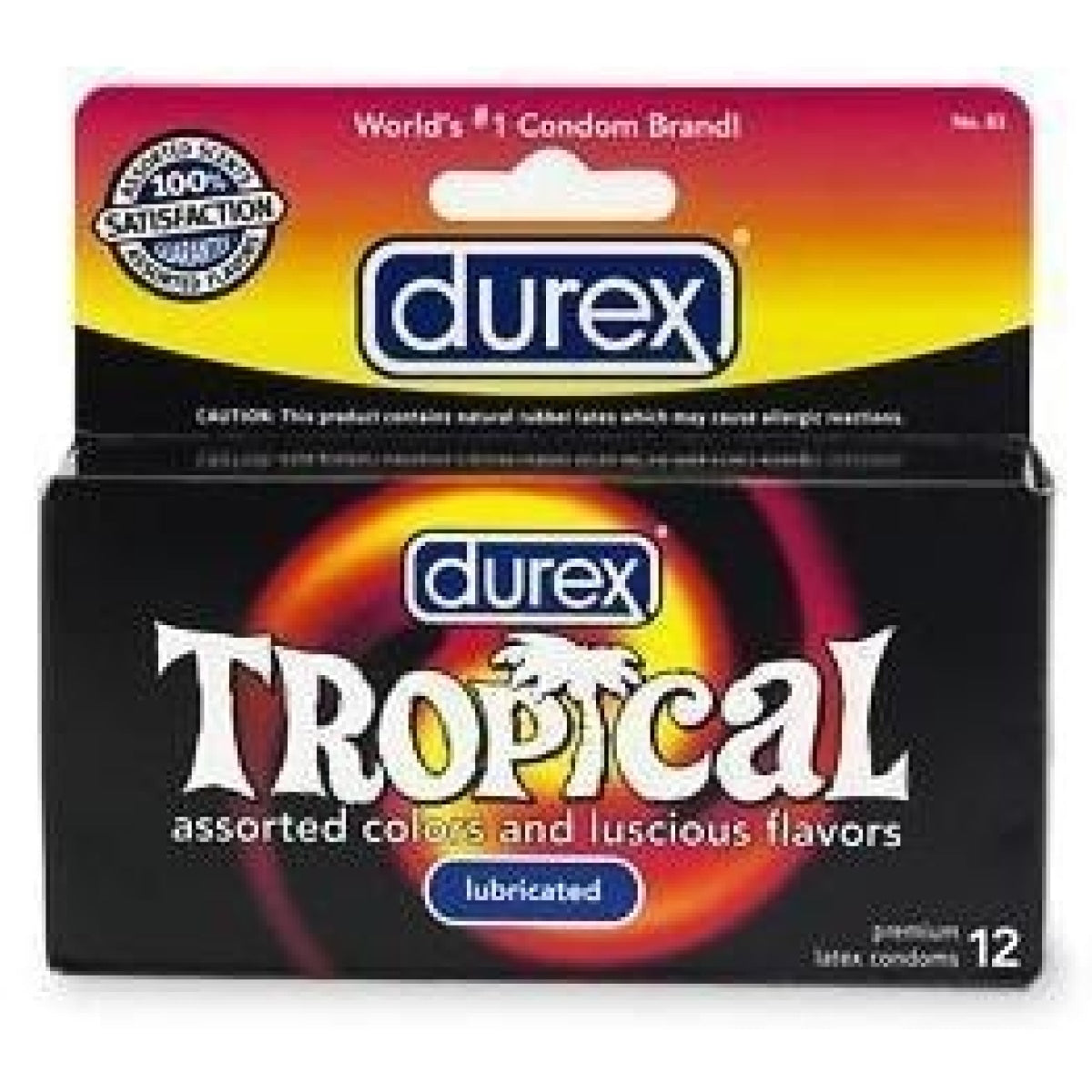 Durex Tropical Condom 12 Pack - Condoms Category Intimates Adult Boutique