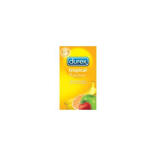 Durex Tropical Condom 12 Pack - Condoms Category Intimates Adult Boutique