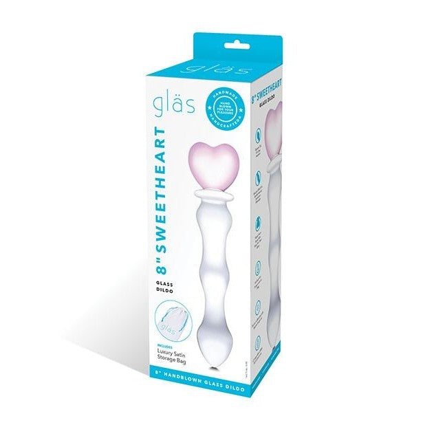 Glas 8 Sweetheart Glass Dildo - Dildos Category Intimates Adult Boutique