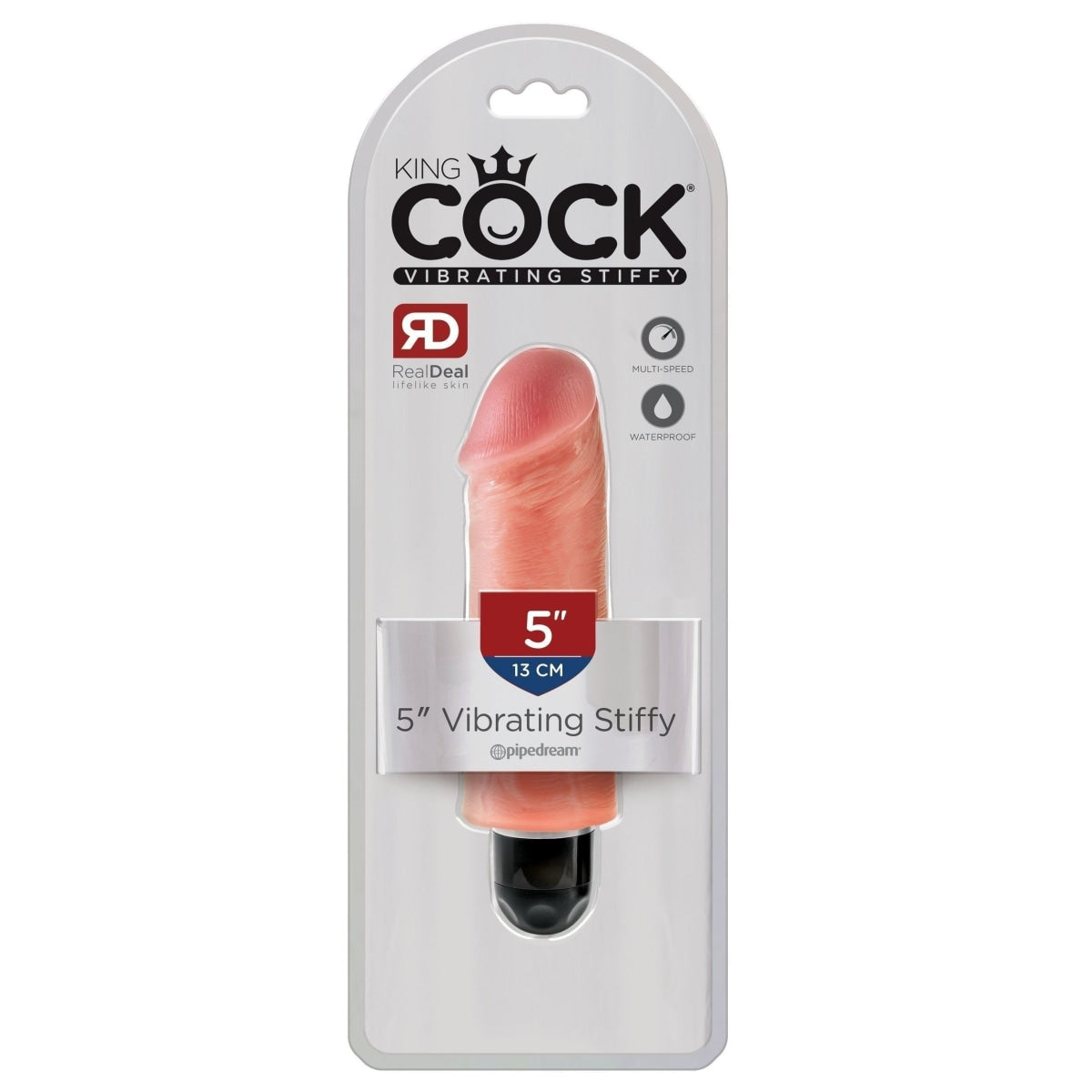 King Cock 5 In Vibrating Stiffy Light Intimates Adult Boutique