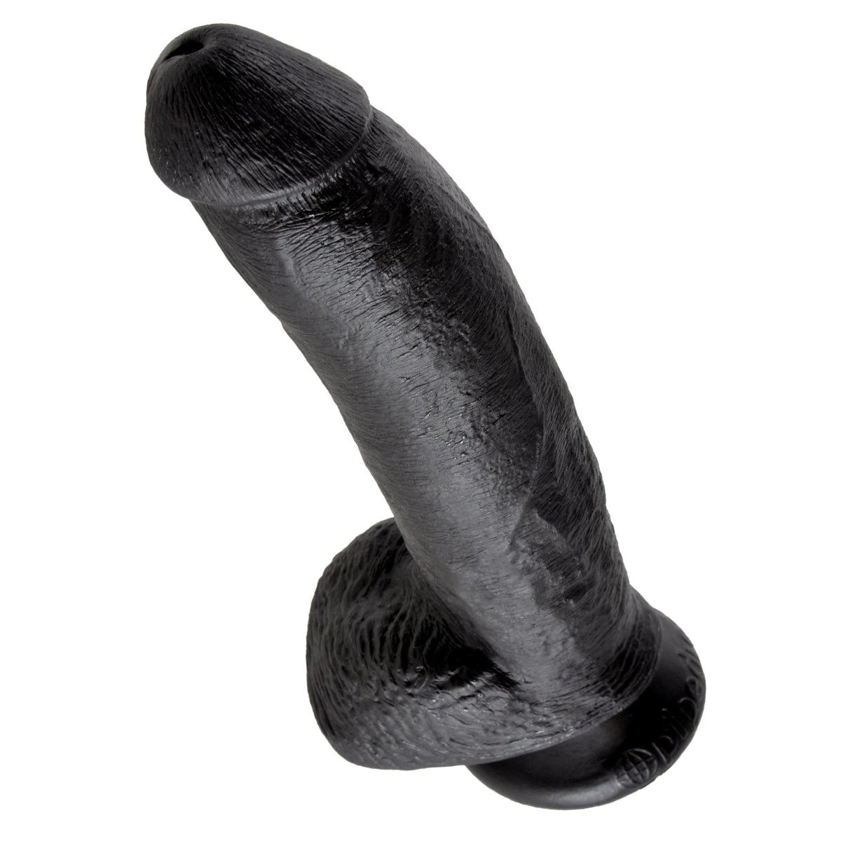 King Cock 9 In Cock W-balls Black Intimates Adult Boutique