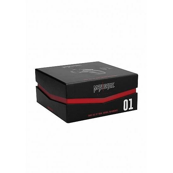 Mancage Chastity 3.5in Black Model 01 Intimates Adult Boutique