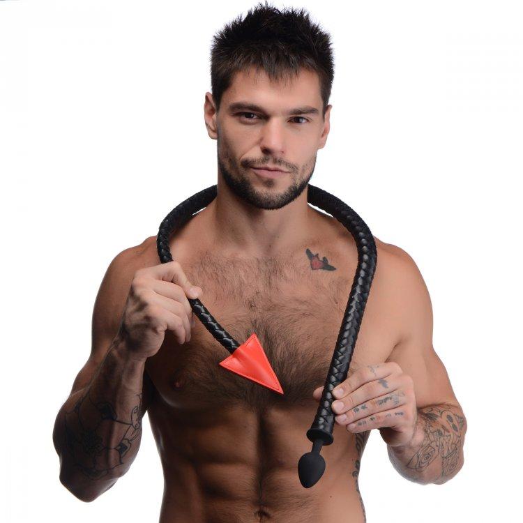 Master Series Hellbound Braided Devil Tail Anal Plug Intimates Adult Boutique