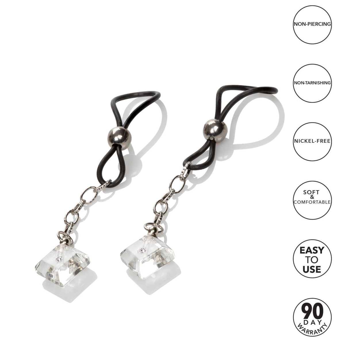 Nipple Play Non Piercing Nipple Jewelry Crystal Gem Intimates Adult Boutique