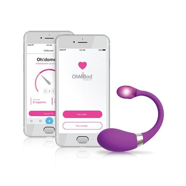 Ohmibod Esca 2 Interactive Bluetooth Internal Vibe Purple Intimates Adult Boutique
