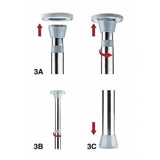 Ouch! Dance Pole Silver Intimates Adult Boutique