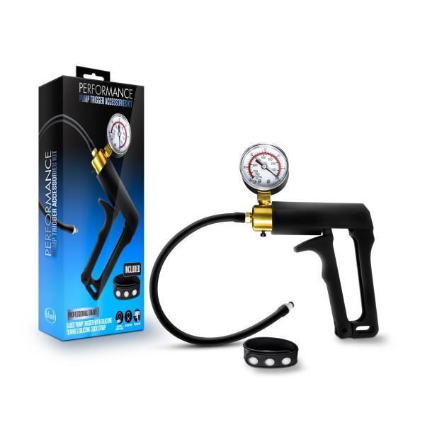 Performance Gauge Pump Trigger W- Silicone Tubing & Pressure Gauge Intimates Adult Boutique