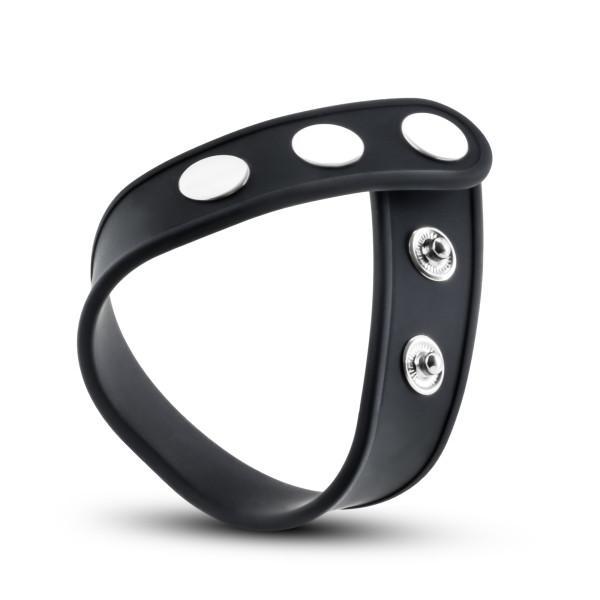 Performance Vs5 Silicone 3 Snap Cock Strap Black Intimates Adult Boutique