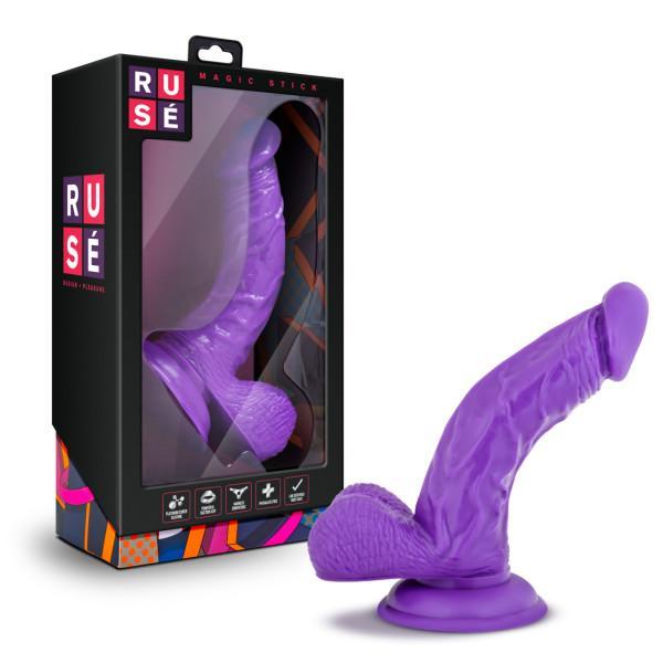 Ruse Magic Stick Purple Realistic Dildo Intimates Adult Boutique