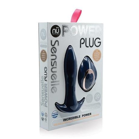 Sensuelle R-c Power Plug Navy Blue Intimates Adult Boutique