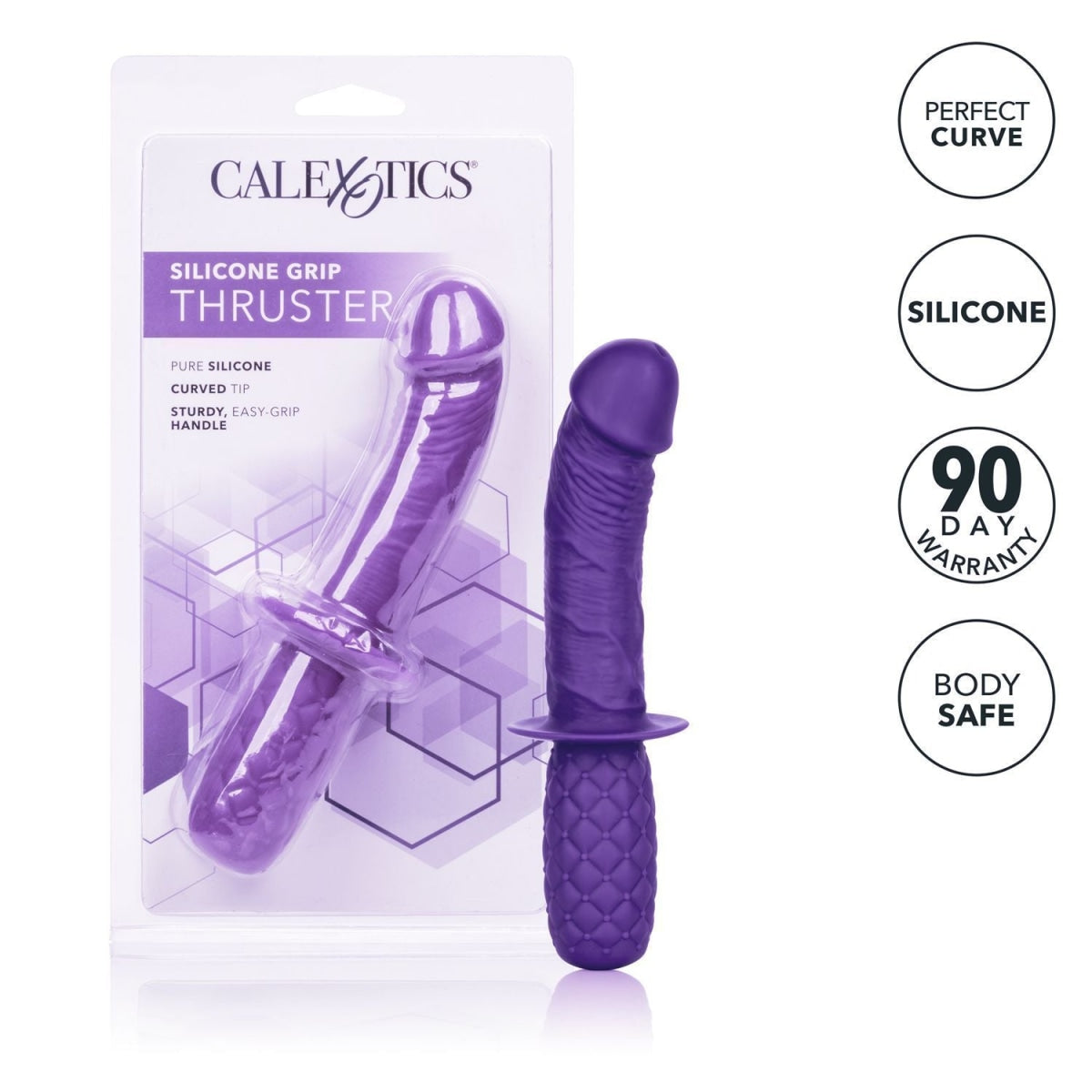 Silicone Grip Thruster Purple Intimates Adult Boutique