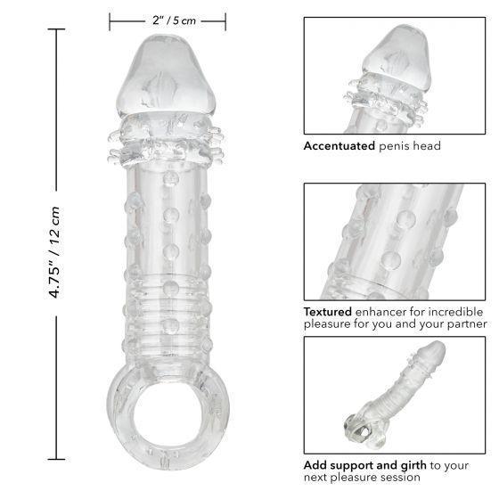 Men's Sextoys: Ultimate Stud Penis Extender Clear Intimates Adult Boutique