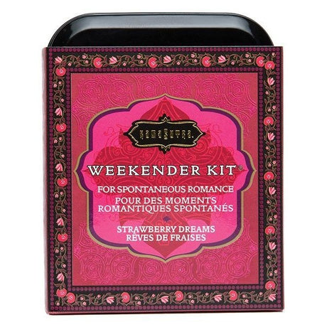 Weekender Kit Strawberry New Tin Intimates Adult Boutique