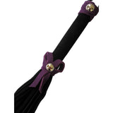 Love Knot Mini Flogger w- Bow - Black w-Purple Bow Intimates Adult Boutique