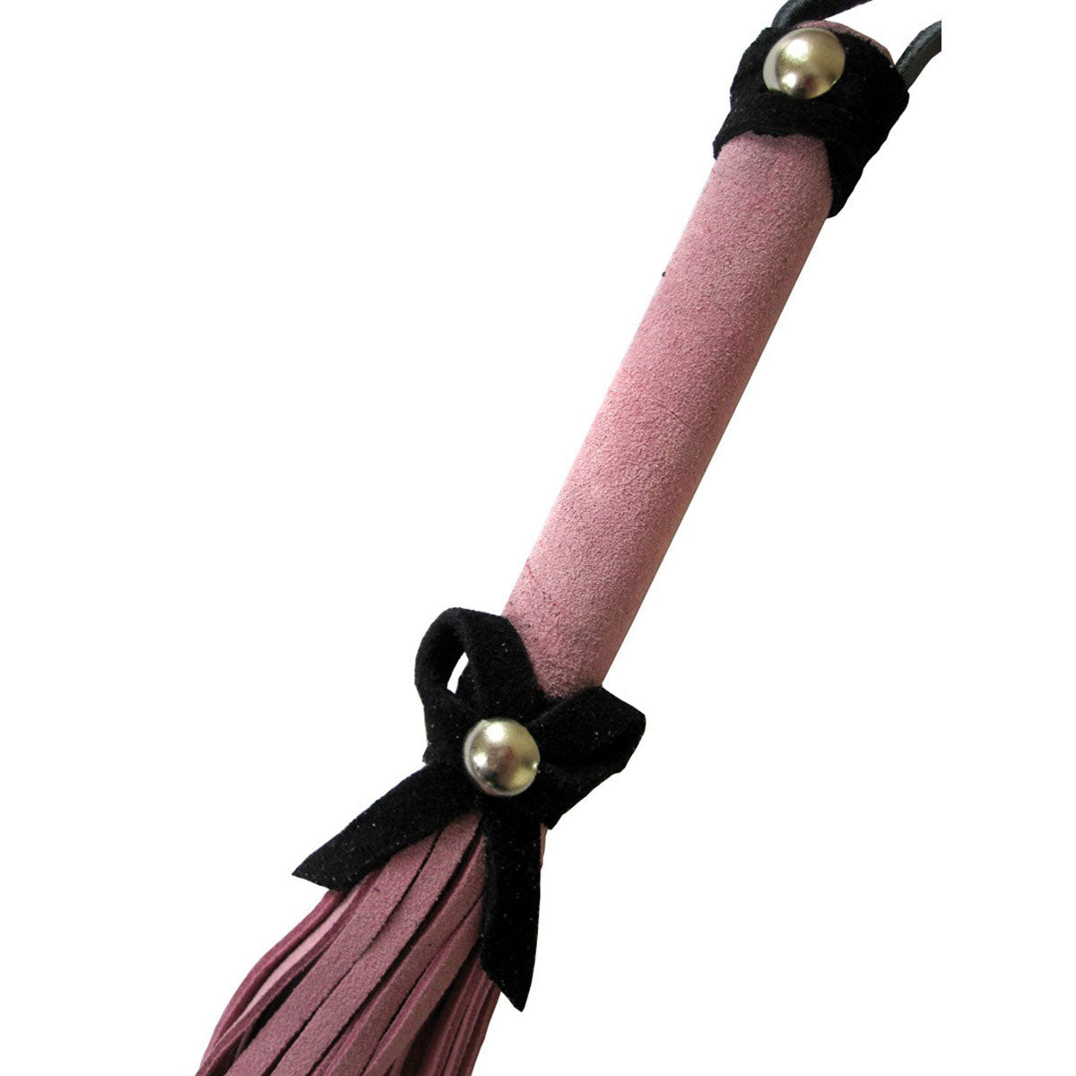 Love Knot Mini Flogger w- Bow - Pink w-Black Bow Intimates Adult Boutique